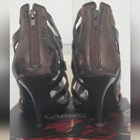 CARLOS SANTANA STRAPPY HEELS IN ORIGINAL BOX. - Picture 5 of 6
